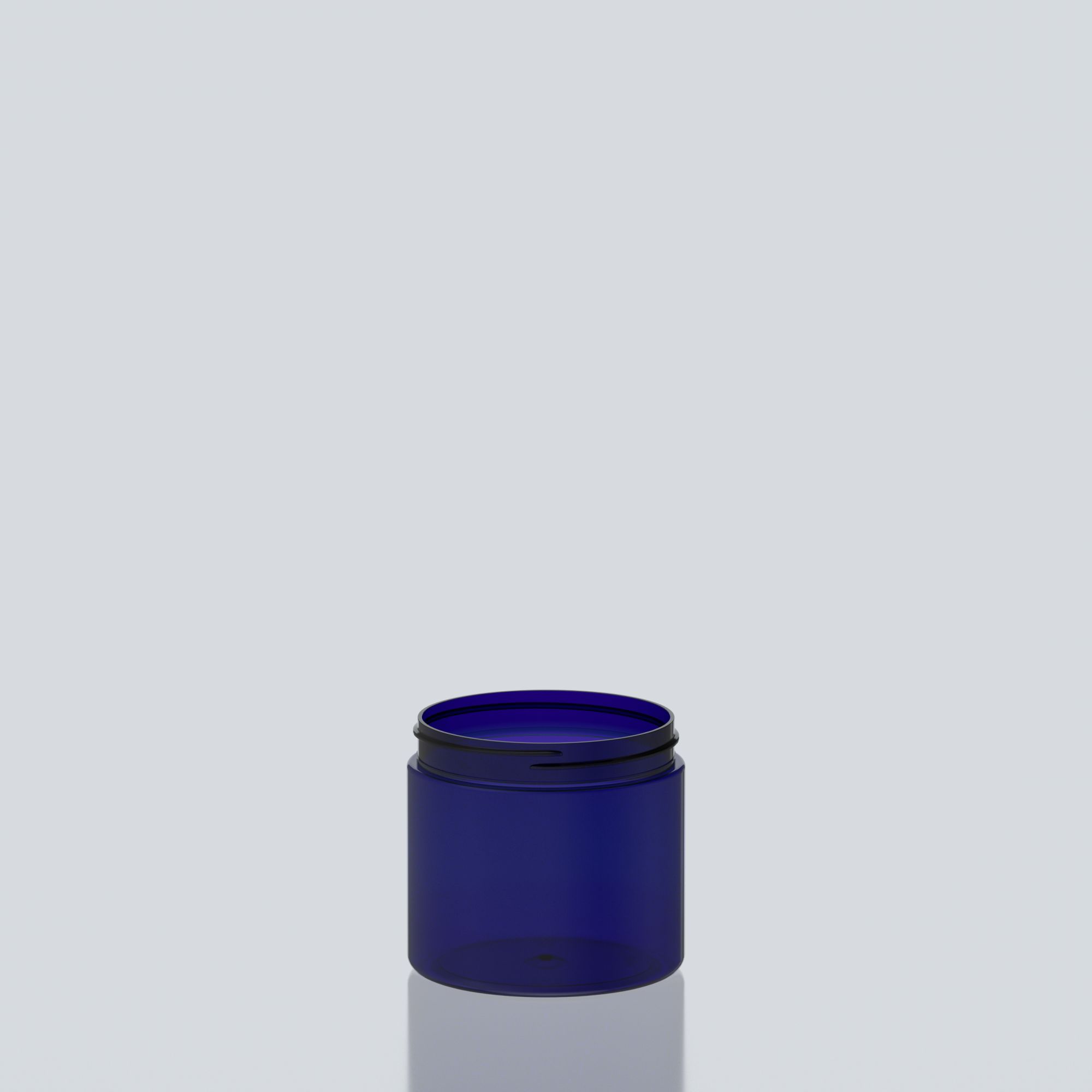 600ml Cylindrical PET Jar - 100SP400 - 