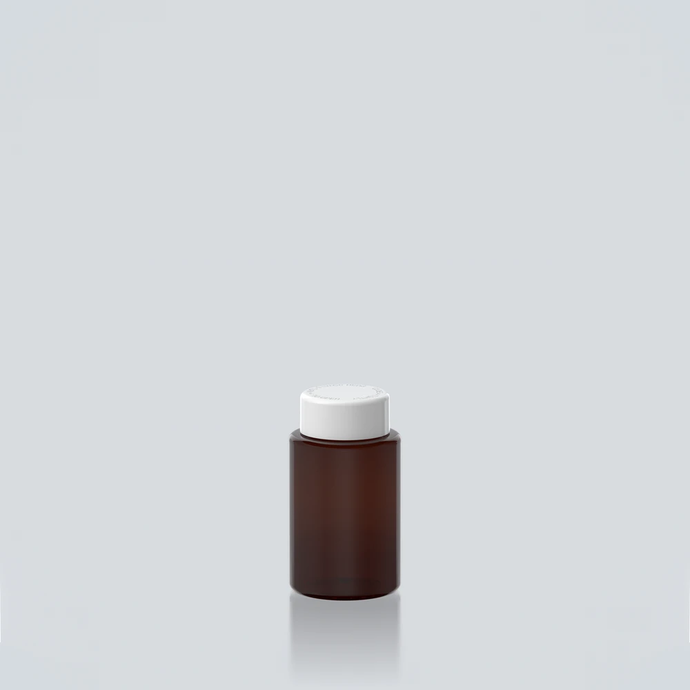 250ml Gummy PET Pot - 45SP400 - Amber