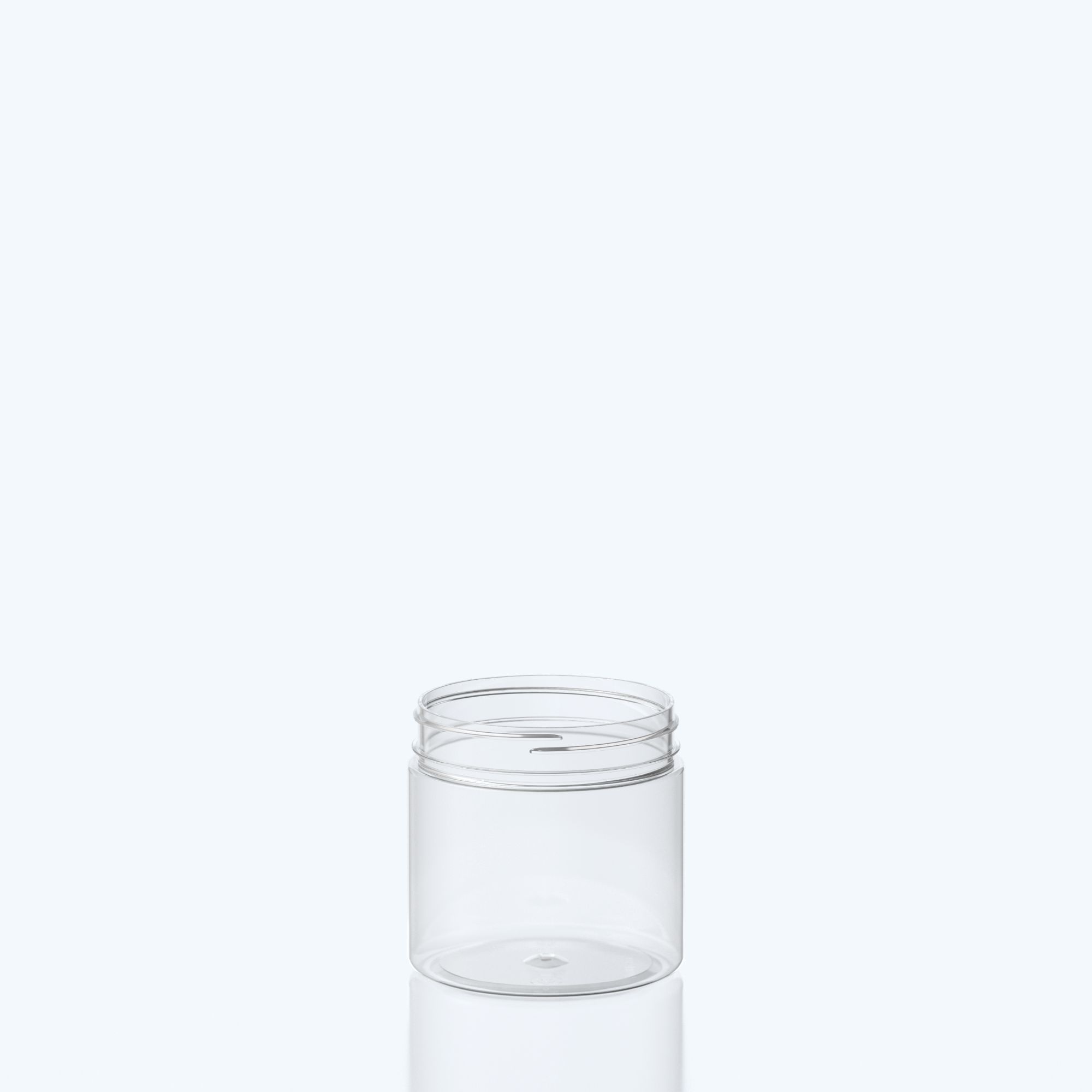 600ml Cylindrical PET Jar - 100SP400 - Clear