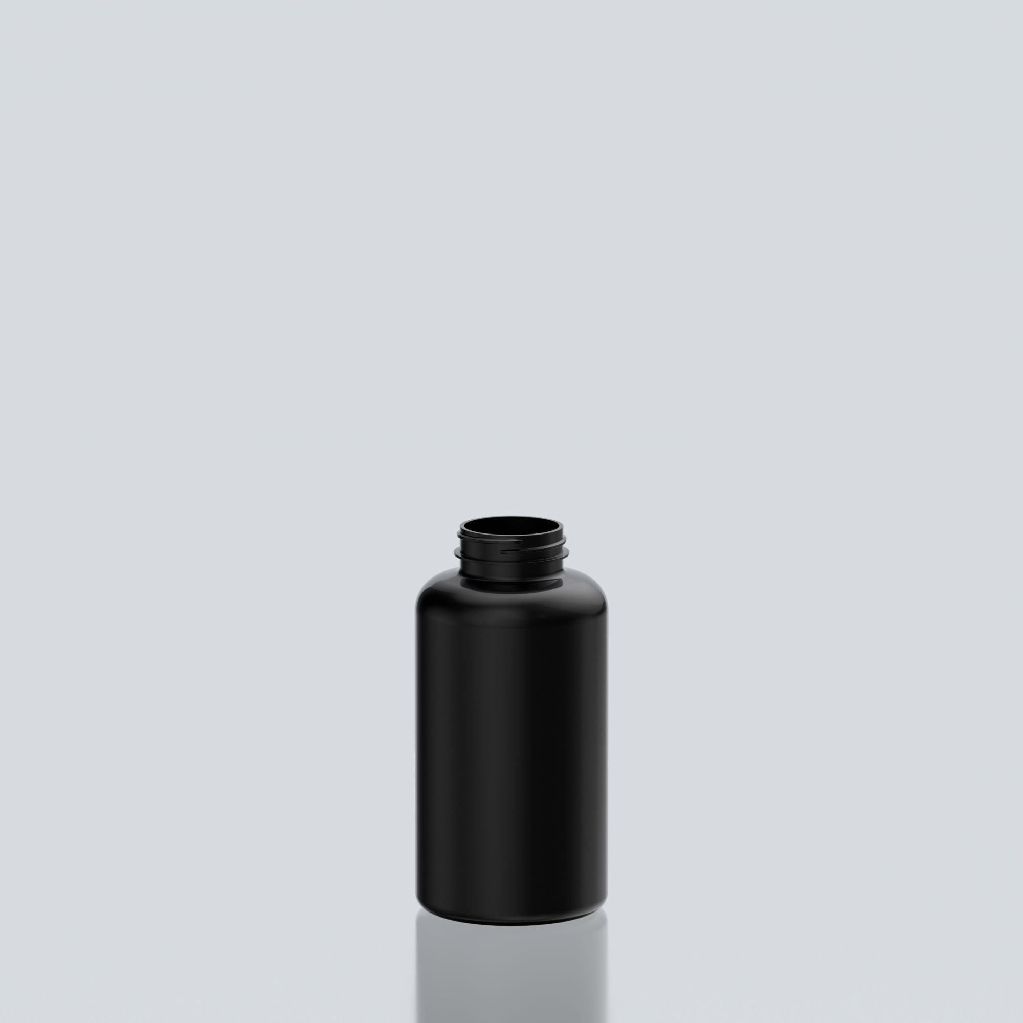 625ml PET Pill Jar - 53SP400 - Black